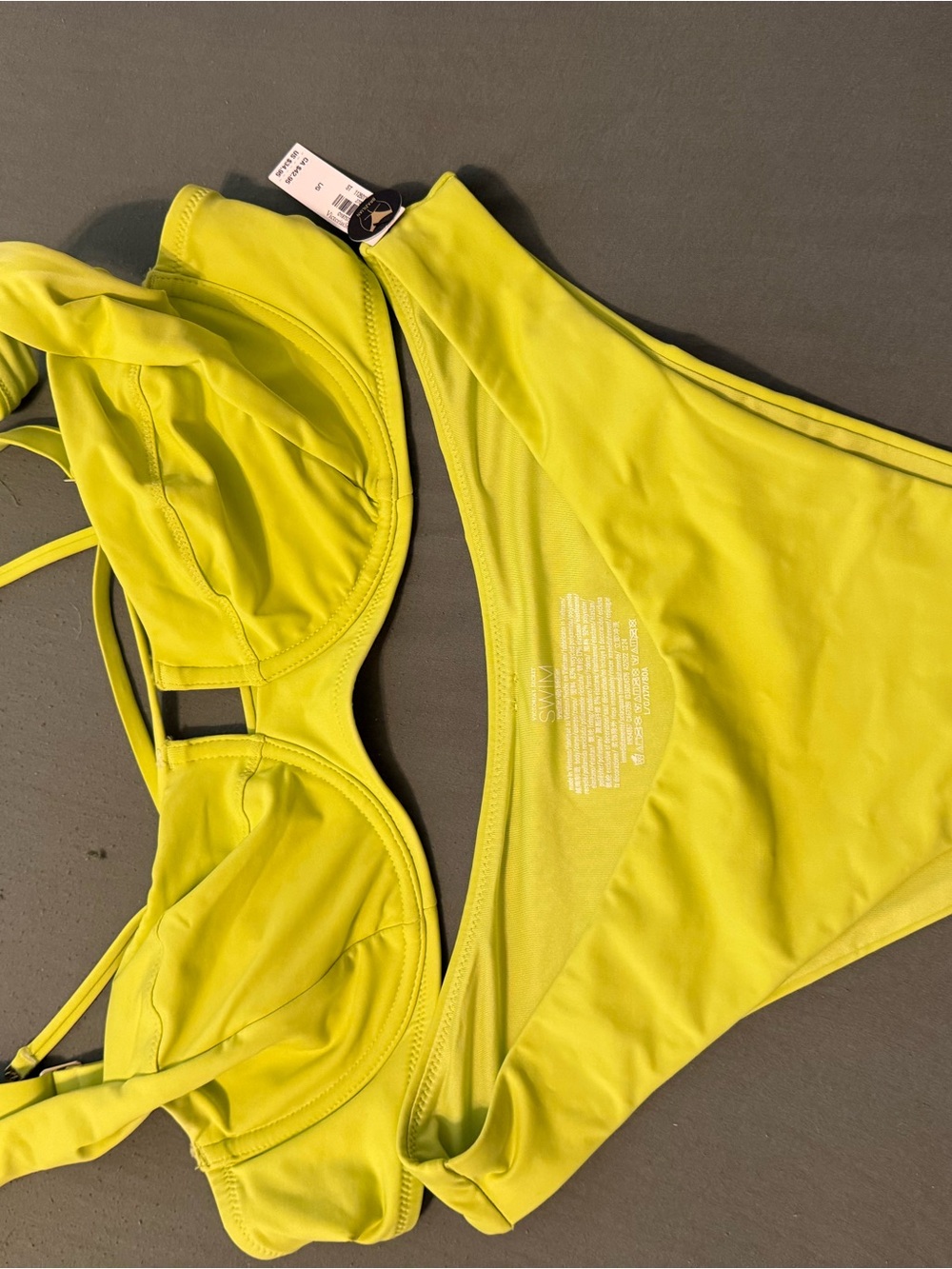 Victoria's Secret Neon Yellow Green Bikini Set